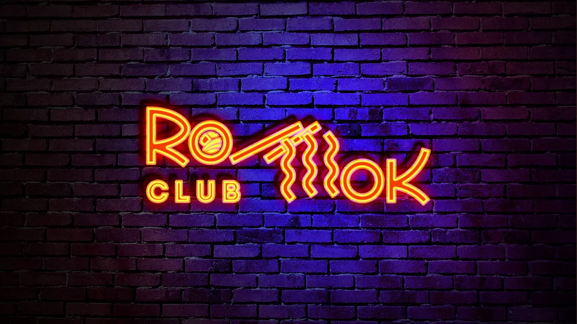 Разработка интерьерной вывески суши-бара «Roll Wok Club» в Нижнем Тагиле